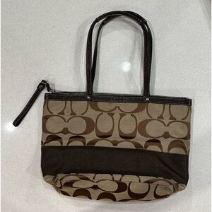 Brown Coach tote/purse